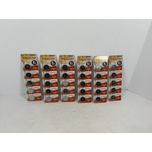 5-pack of PGSONIC CR2032 3V lithium coin cell batteries Lot Of 6